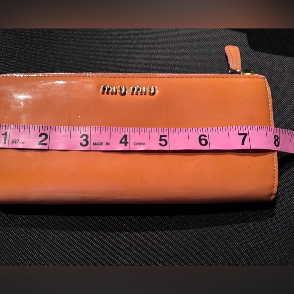 Authentic Miu Miu Orange Wallet - image 3
